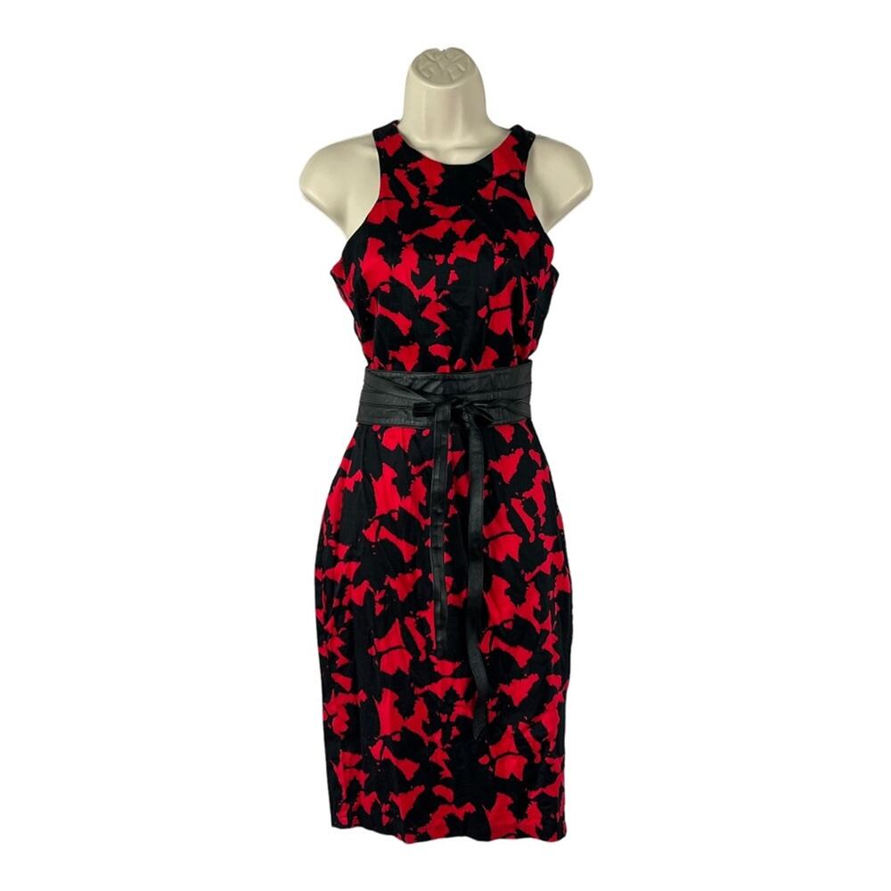 AX Paris Retro Wiggle Dress Cotton Hourglass Small Medium
